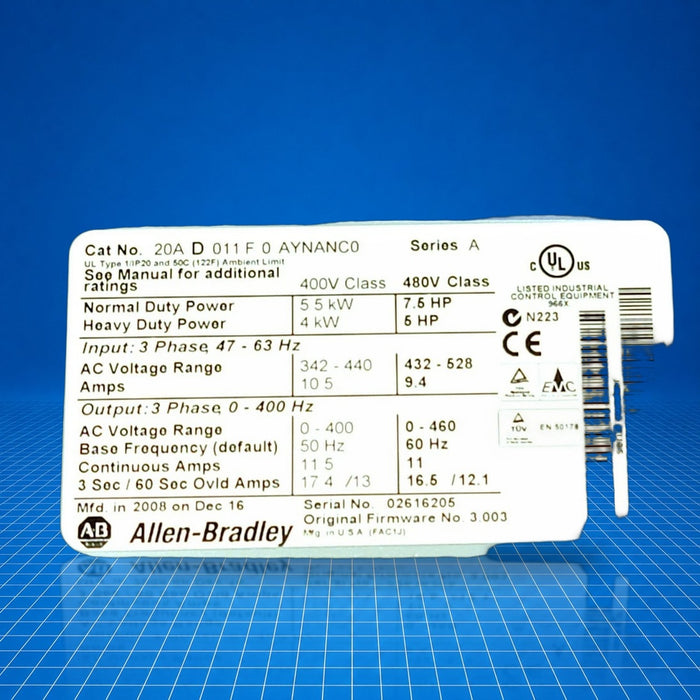 20AD011F0AYNANC0 Allen-Bradley