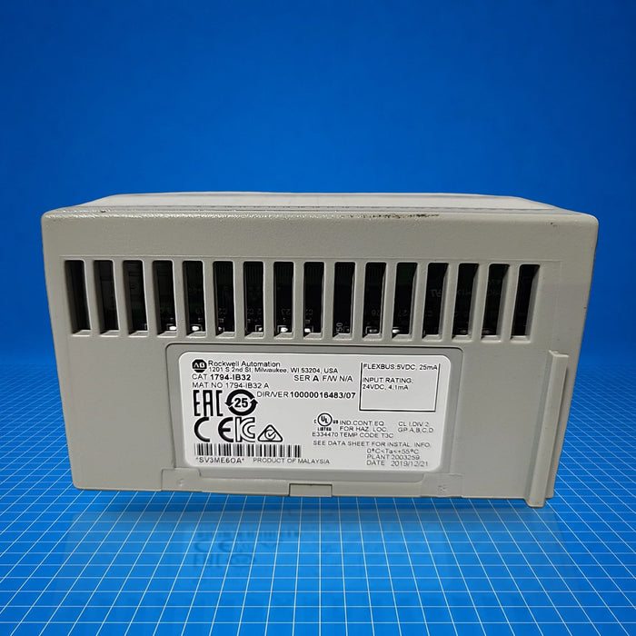 1794-TB32S Allen Bradley PLC - part number label view