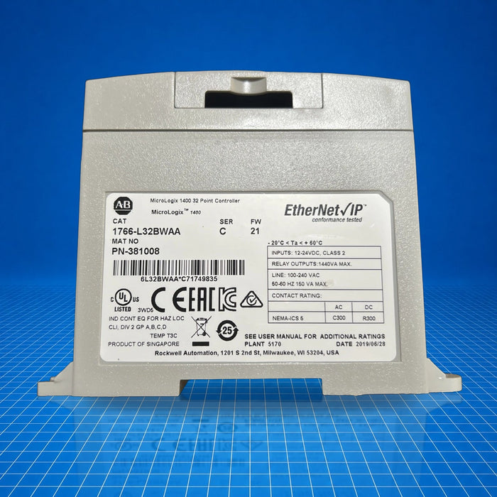 1766-L32BWAA Allen Bradley PLC - tested surplus unit