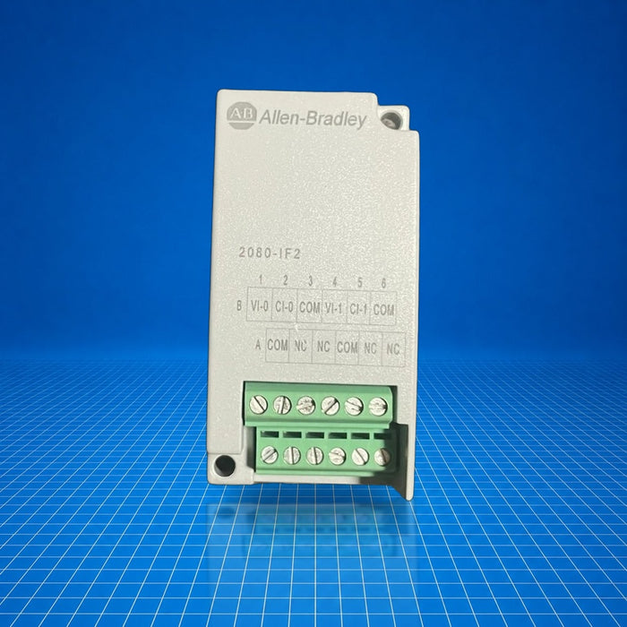 2080-IF2 Allen Bradley industrial automation part - part number label view