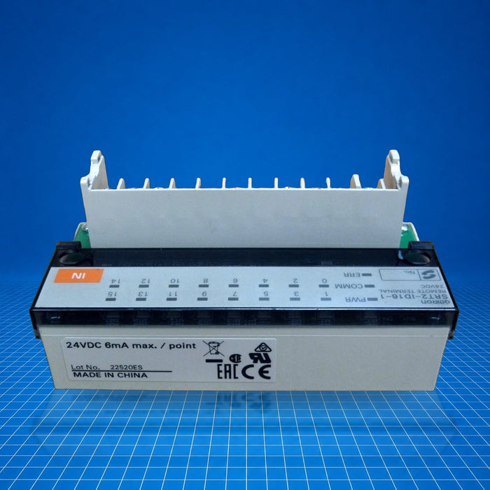 SRT2-ID16-1 Omron industrial automation part - part number label view