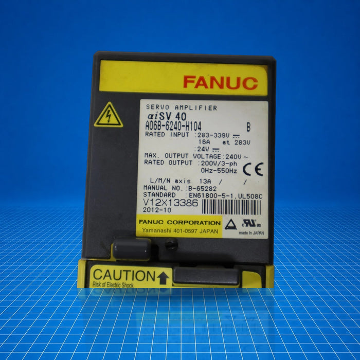 A06B-6240-H104 GE Fanuc industrial automation part - unit detail