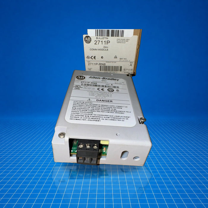 2711P-RN8 Allen Bradley industrial automation part - part number label view