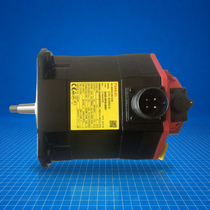 A06B-2075-B007 GE Fanuc industrial automation part - part number label view