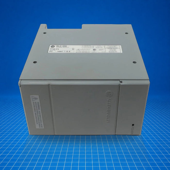 1746-P3 Allen Bradley PLC - part number label view