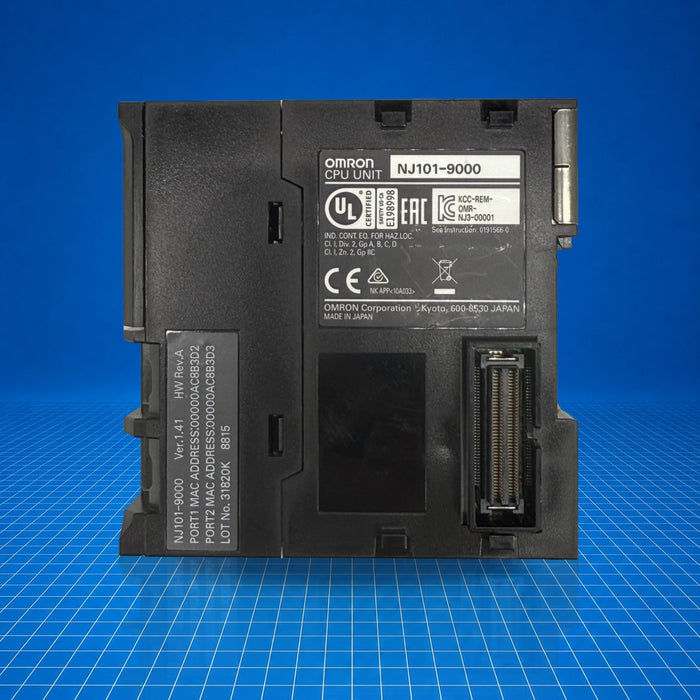 NJ101-9000 Omron industrial automation part - tested surplus unit