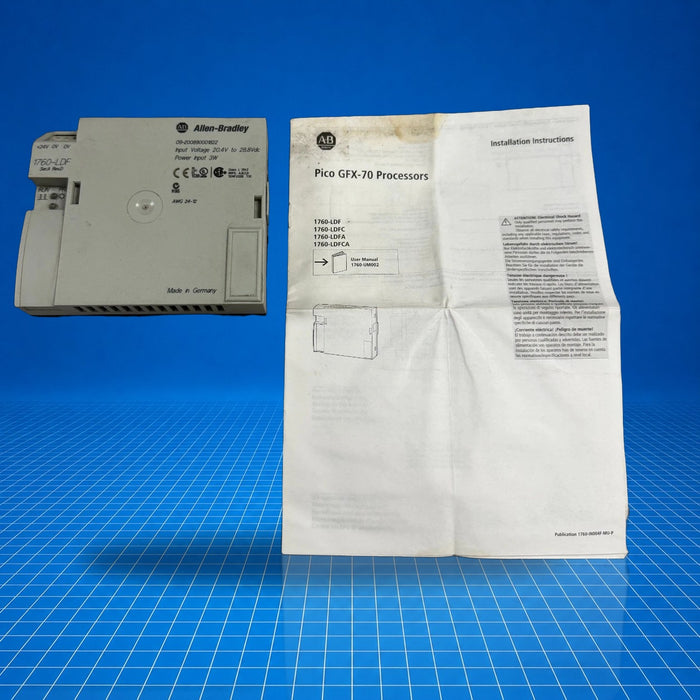 1760-LDF Allen Bradley industrial automation part - tested surplus unit