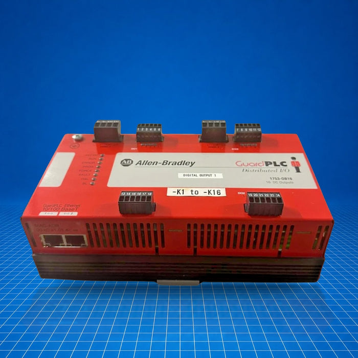 1753-OB16 Allen Bradley industrial automation part - part number label view