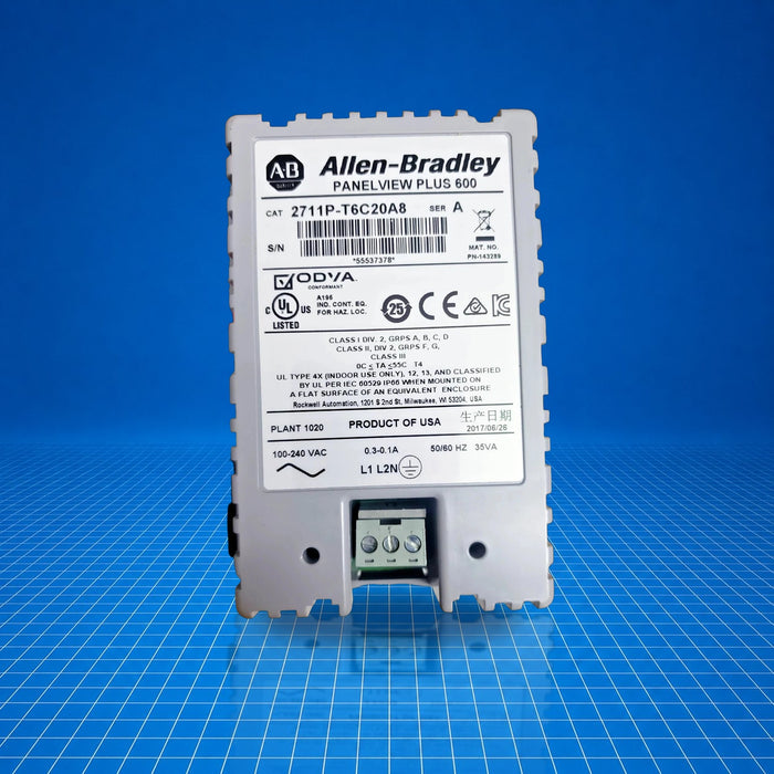 2711P-T6C20A8 Allen-Bradley