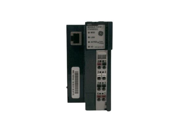 GE Fanuc STXMBE001 RSTi Modbus TCP slave Network Adaper. 24VDC powered, expandable to 32 modules. GE-IP