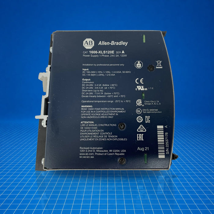 1606-XLS120E Allen Bradley Power Supply - unit detail