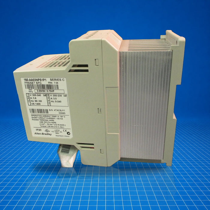 160-AA03NPS1P1 Allen Bradley industrial automation part - product view