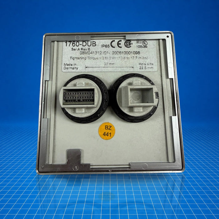 1760-DUB Allen Bradley industrial automation part - part number label view