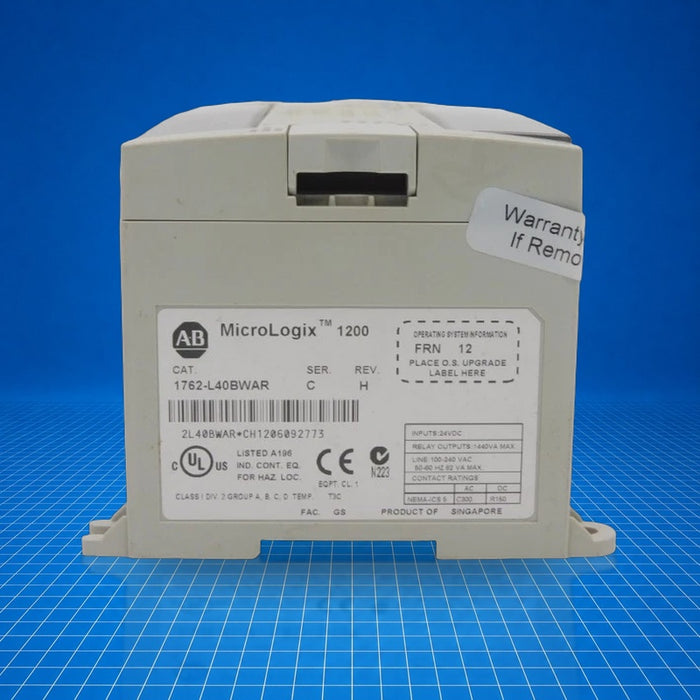 1762-L40BWAR Allen Bradley PLC - unit detail