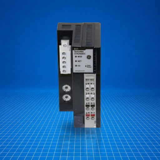 GE Fanuc STXDNS001 RSTi DeviceNet slave Network Adaper. 24VDC powered, expandable to 32 modules. GE-IP