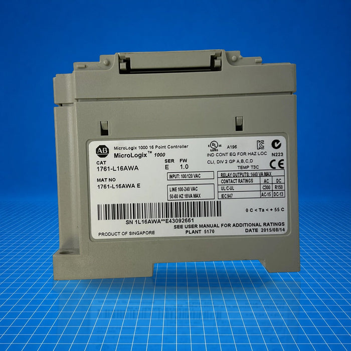 1761-L16AWA Allen Bradley industrial automation part - unit detail