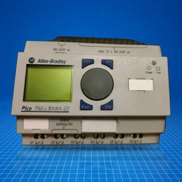 1760-L18AWA-EX Allen Bradley industrial automation part - part number label view