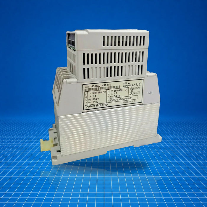160-BA01NSF1 Allen Bradley industrial automation part - part number label view