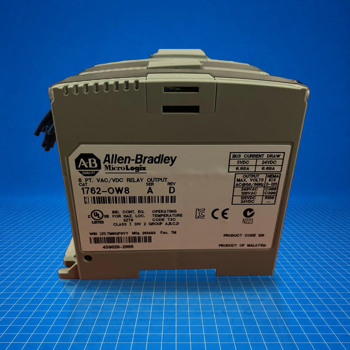 1766-L32AWAA Allen Bradley PLC - part number label view