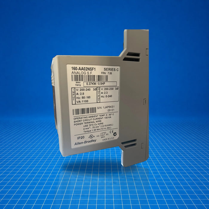 160-AA02NSF1 Allen Bradley industrial automation part - product view