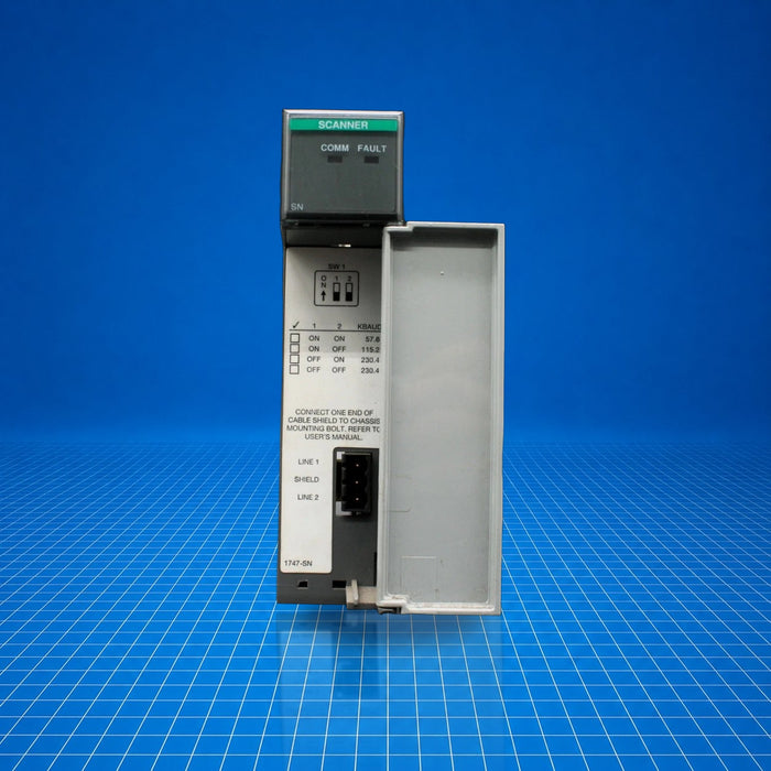 1747-SN Allen Bradley PLC - part number label view