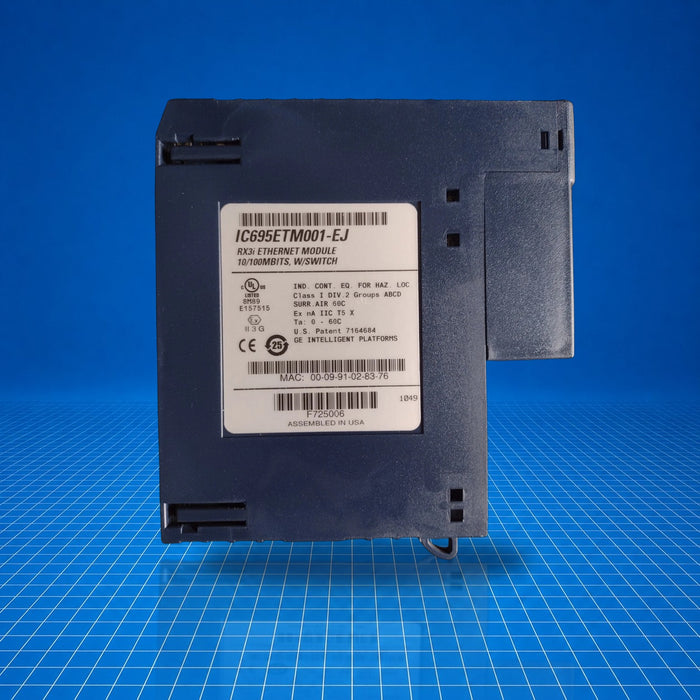 IC695ETM001 GE Fanuc industrial automation part - part number label view