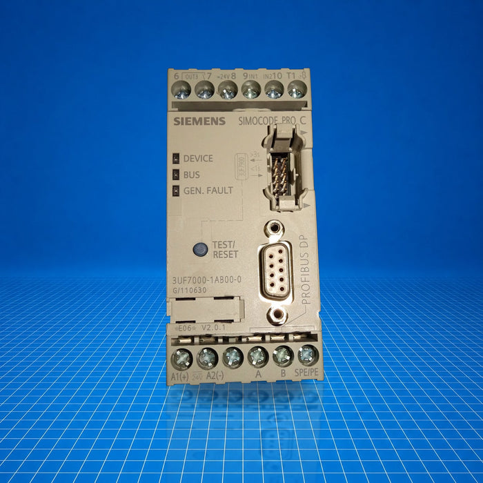 3UF7000-1AB00-0 Siemens industrial automation part - part number label view