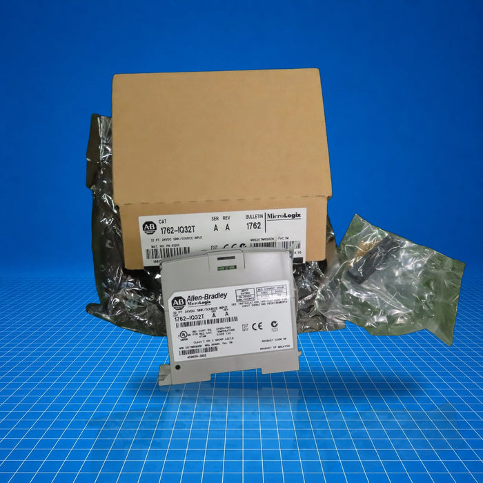 1762-IQ32T Allen Bradley PLC - part number label view