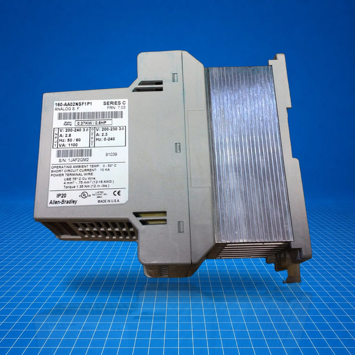 160-AA02NSF1 Allen Bradley industrial automation part - unit detail