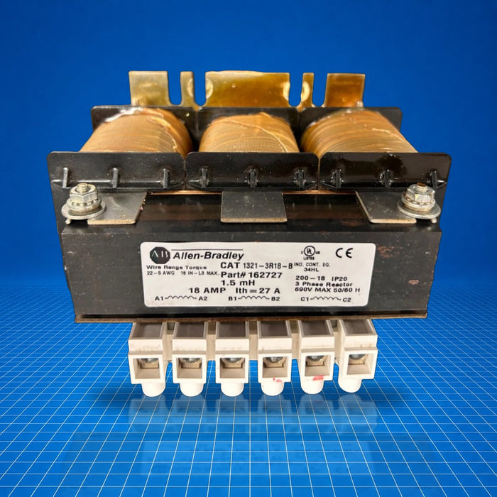1321-3R18-B Allen Bradley industrial automation part - part number label view