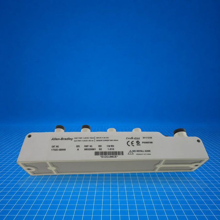 1732D-IB8M8 Allen Bradley industrial automation part - part number label view