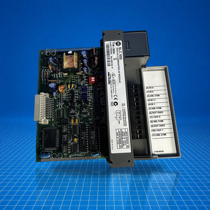 1746-NIO4I Allen Bradley PLC - part number label view