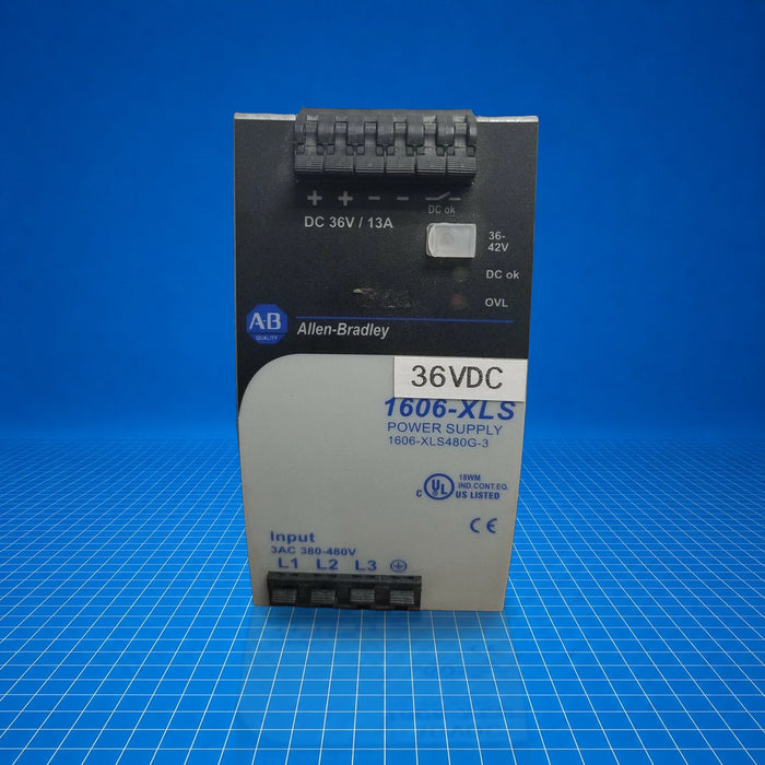 1606-XLS480G Allen Bradley Power Supply - product view