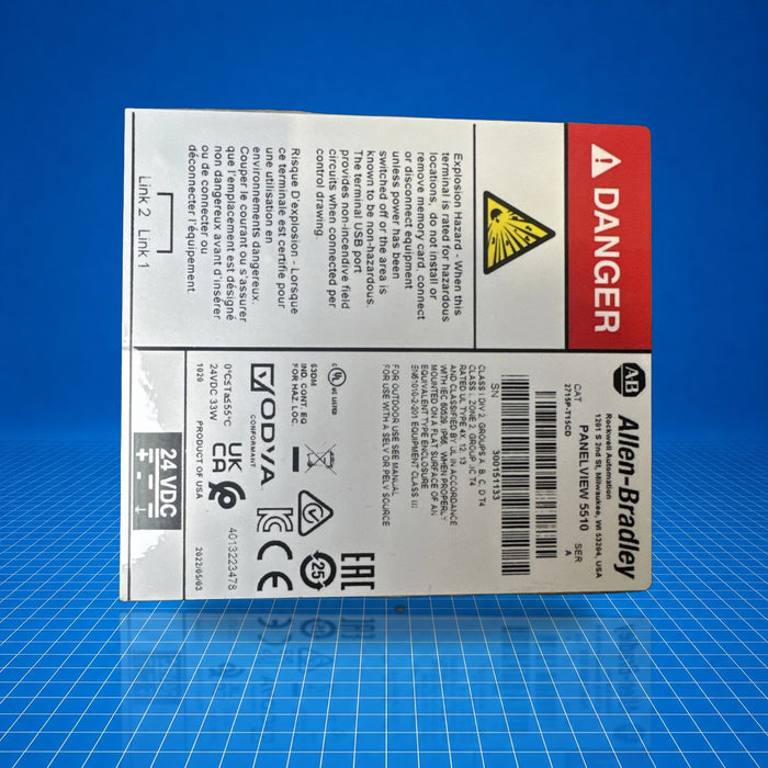 2715P-T15CD Allen Bradley industrial automation part - part number label view