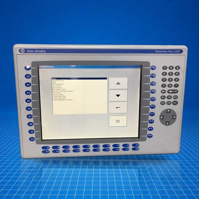 2711P-B12C4D1 Allen Bradley industrial automation part - part number label view