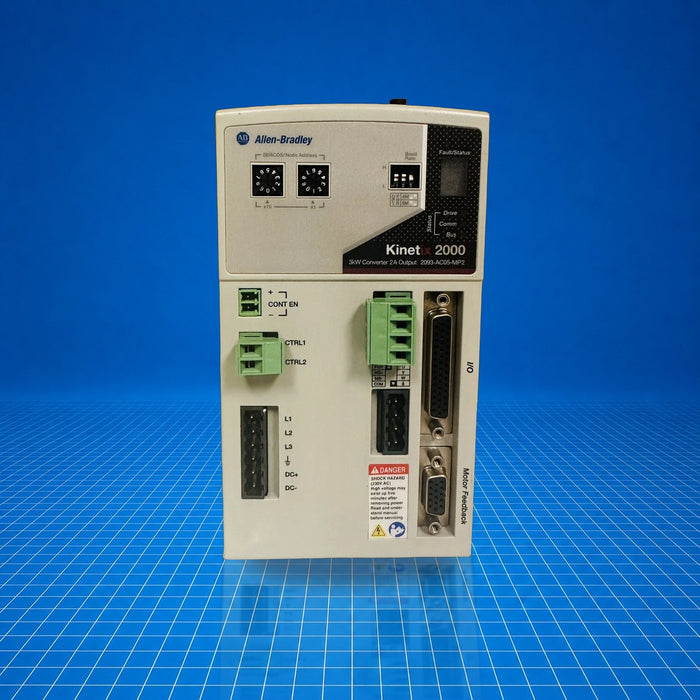 2093-AC05-MP2 Allen Bradley industrial automation part - part number label view