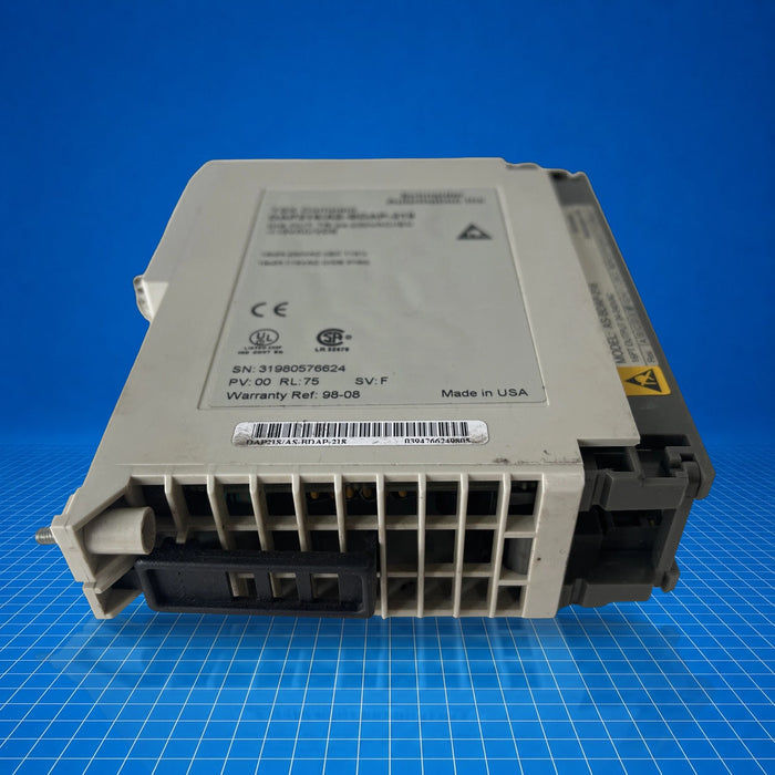 AS-BDAP-218 Schneider industrial automation part - part number label view