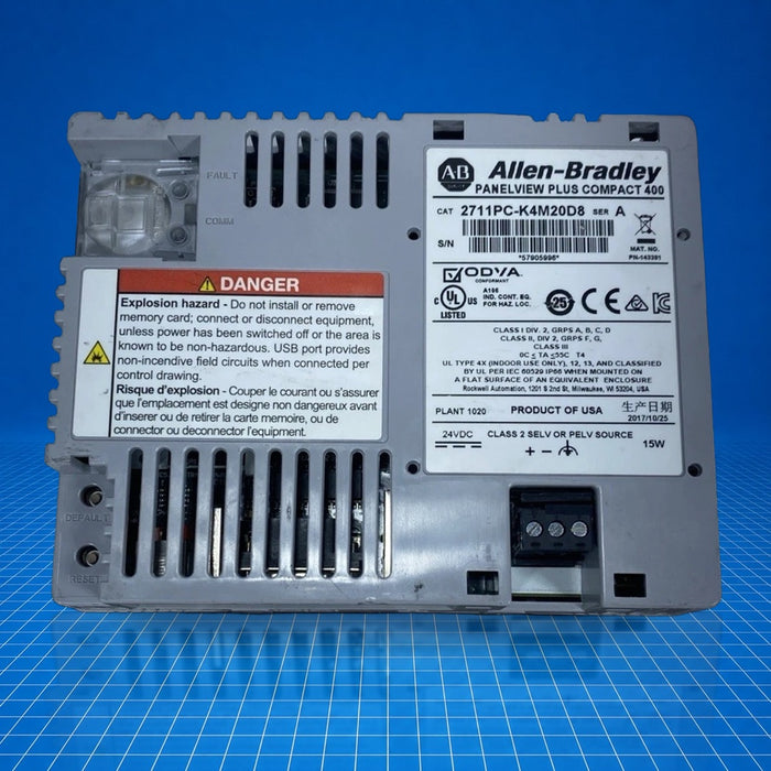 2711PC-K4M20D Allen Bradley industrial automation part - product view