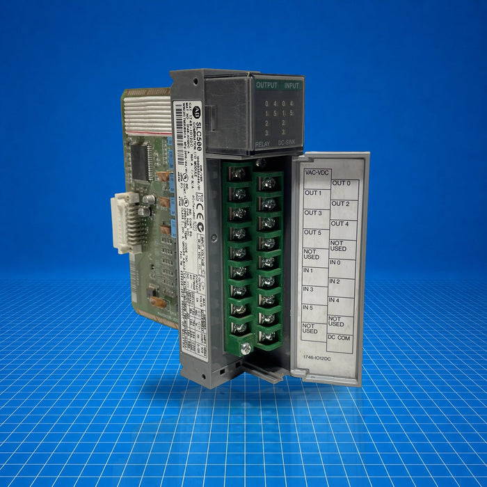 1746-IO12DC Allen Bradley industrial automation part - part number label view