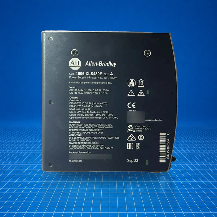 1606-XLS480F-3 Allen Bradley Power Supply - product view