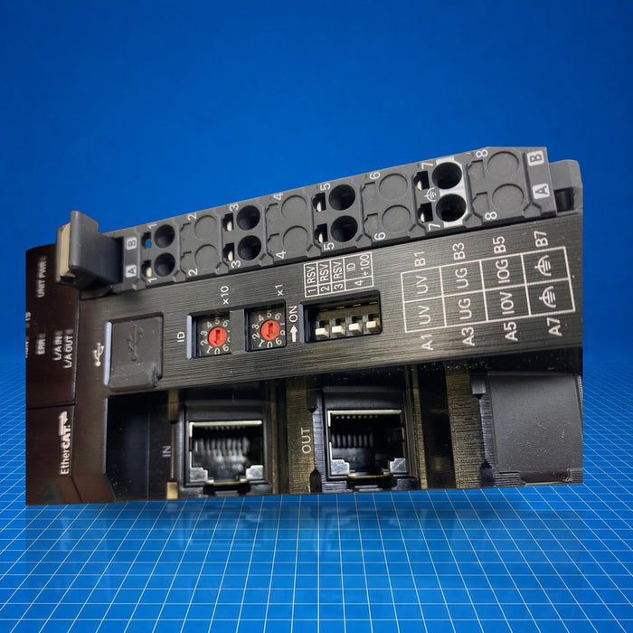 NX-ECC203 Omron industrial automation part - part number label view