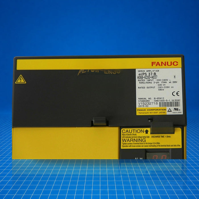 A06B-6200-H037 GE Fanuc industrial automation part - part number label view