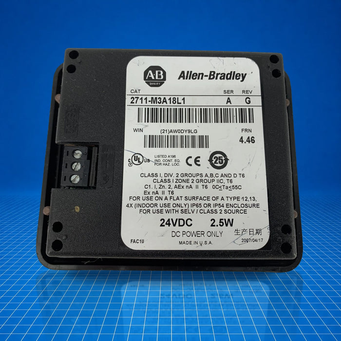 2711-M3A18L1 Allen-Bradley