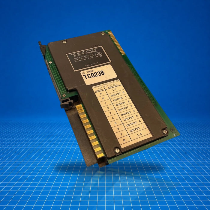1771-OA Allen Bradley PLC - part number label view