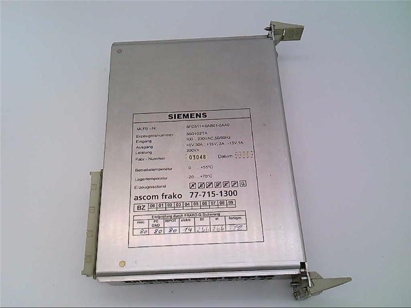 6FC5114-0AB01-0AA0 Siemens
