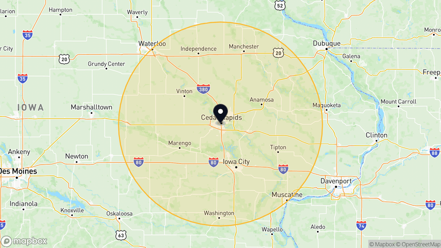 Service coverage: Cedar Rapids, IA — shipped nationwide from PLC Department (Texas-based)