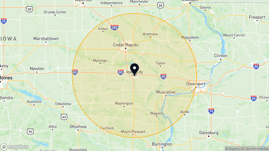 Service coverage: Iowa City, IA — shipped nationwide from PLC Department (Texas-based)