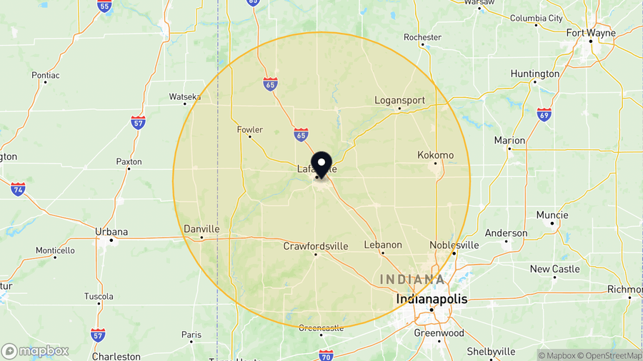 Service coverage: Lafayette, IN — shipped nationwide from PLC Department (Texas-based)
