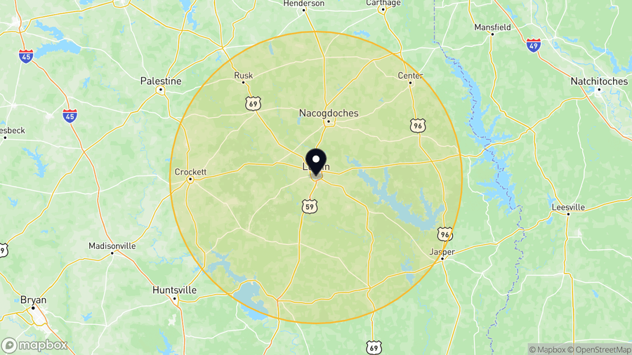 Service coverage: Lufkin, TX — shipped nationwide from PLC Department (Texas-based)