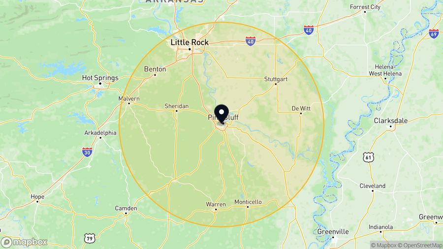 Service coverage: Pine Bluff, AR — shipped nationwide from PLC Department (Texas-based)